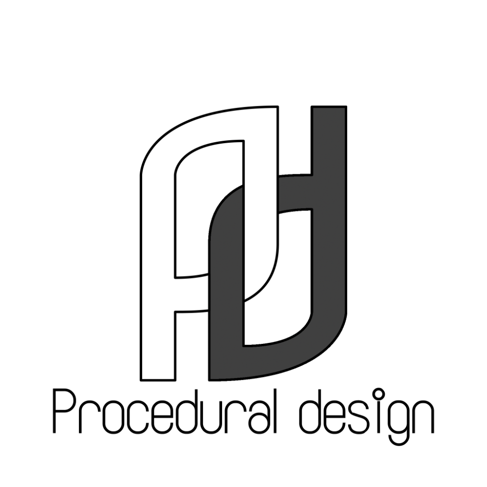 Procedural design logo