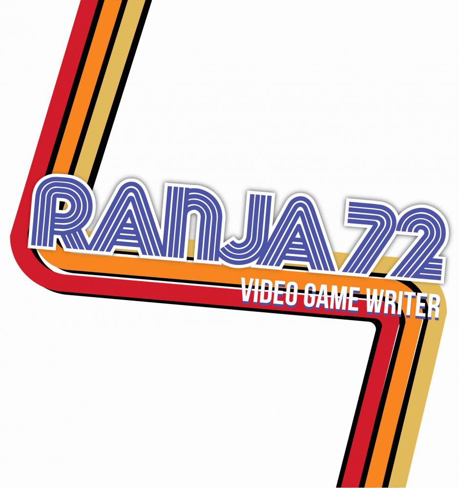 Ranja72. Video game writer logo
