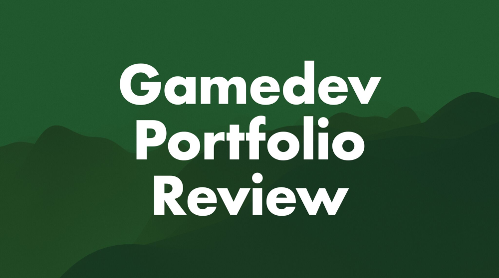 Game Dev Portfolio Review by Robin-Yann Storm logo